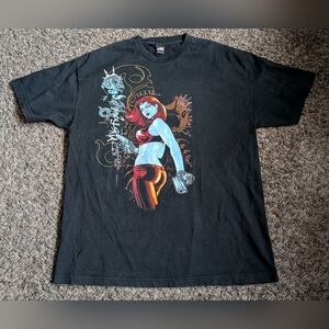 Marvel Mad Engine X-Men Mystique Black Graphic Shirt Men's XL/L